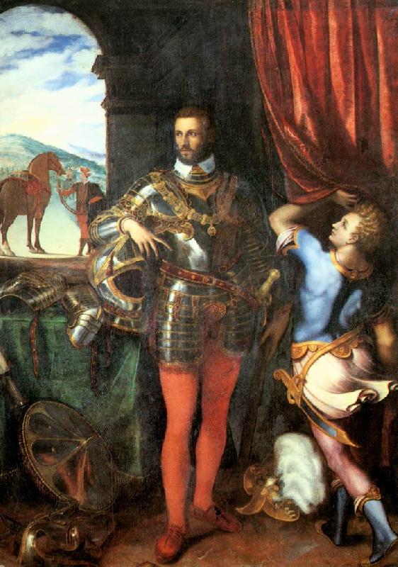 CAMPI, Giulio Portrait of Ottavio Farnese China oil painting art